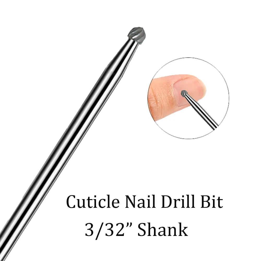 1pc Tungsten Carbide Nail Drill Bit Cutter For Manicure Machine Carbide Electric Nail Drill Milling Cutter For Nail Accessories