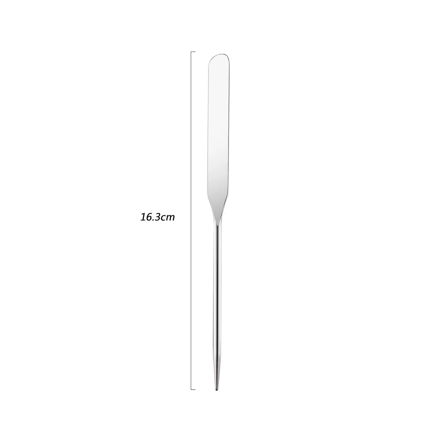 Stainless Steel Cosmetic Scraper Spatula Facial Scraping Massage Foundation Cream Scooping Mixing Stick Professional Makeup Tool