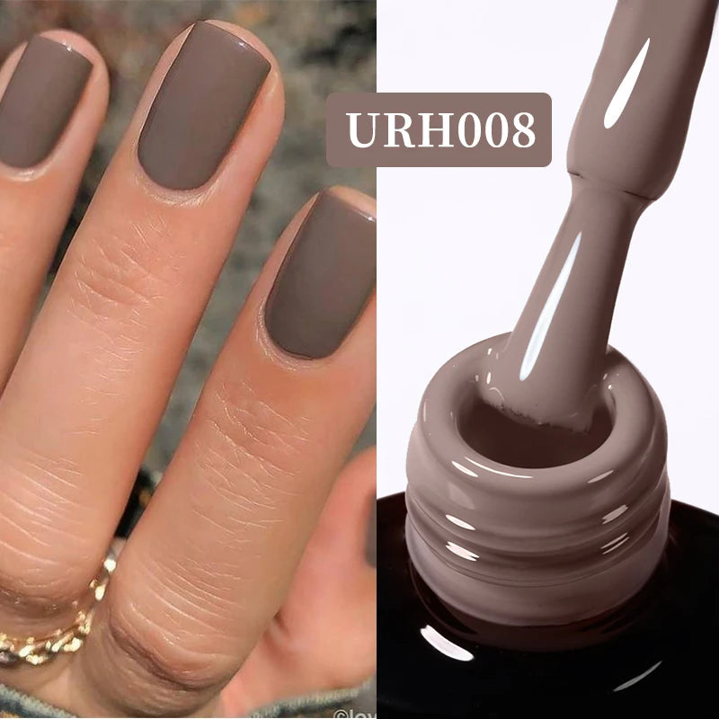 UR SUGAR 7ml Nude Pink Color Nail Gel Polish Semi Permanent Soak Off UV DIY Nail Art Gel Long Lasting Design Manicure Supplies