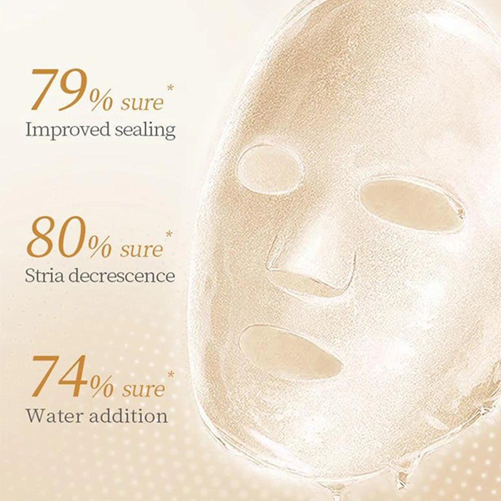 1/5/10/20pcs Collagen Facial Mask Moisturizing Brightening Lifting Skincare Treatment Face Masks Kit