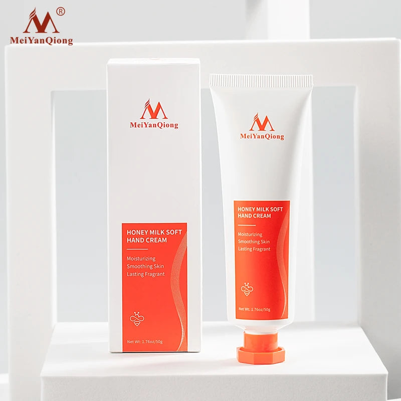 Milk Honey Soft Hand Cream Anti Aging Nourishing Smooth Anti Cracking Hands Repairs Dry Wrinkles Soften Skin Skin Care