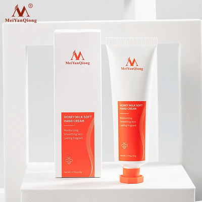 Milk Honey Soft Hand Cream Anti Aging Nourishing Smooth Anti Cracking Hands Repairs Dry Wrinkles Soften Skin Skin Care