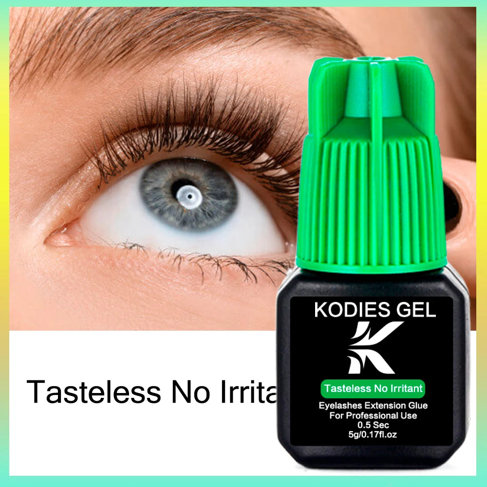 1PCS Sensitive Eye Lash Glue No Irritant 5ml Fast Dry Semi-Permanent Open Eye Eyelash Glue Extension Supplies Bonder Lash Primer