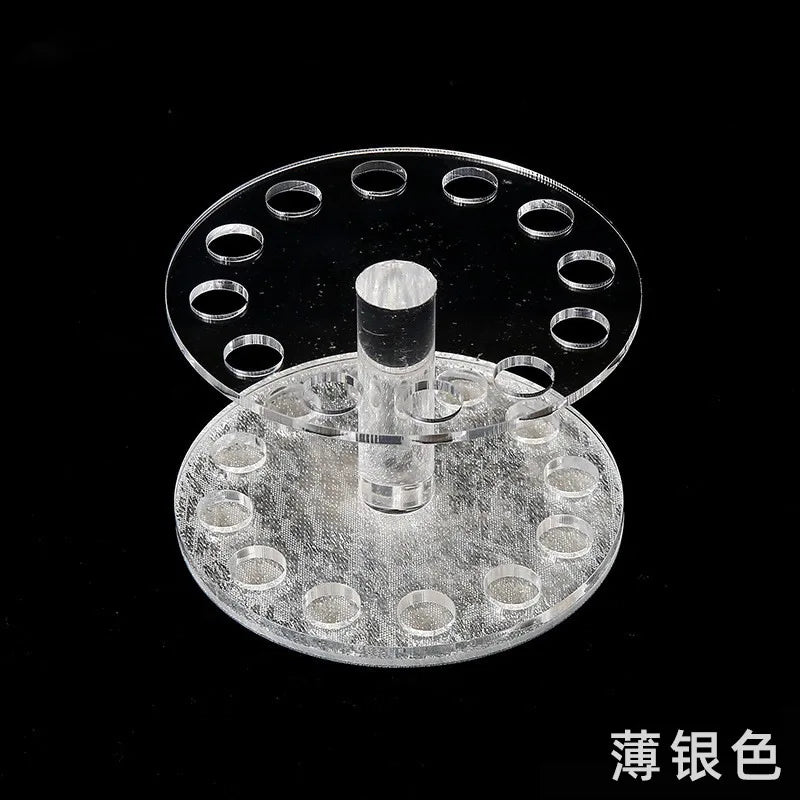 1Pc Nail Polish Brush Pen Holder Heart-shaped UV Gel Painting Pen Display Organizer Manicre Acrylic Nail Art  Accesories