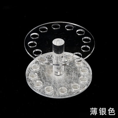 1Pc Nail Polish Brush Pen Holder Heart-shaped UV Gel Painting Pen Display Organizer Manicre Acrylic Nail Art  Accesories