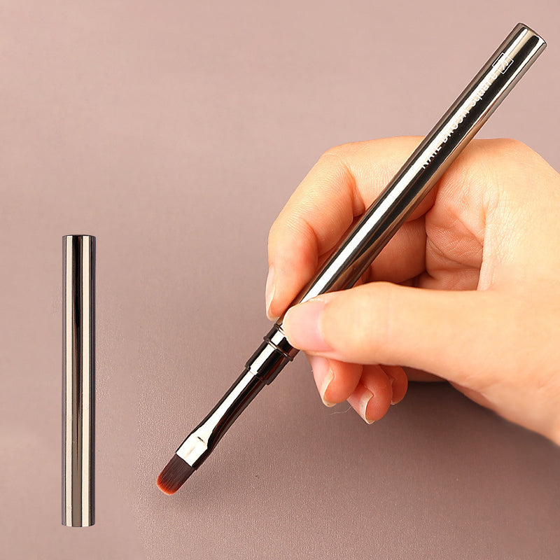 BORN PRETTY Nail Liner Brush DIY Drawing Painting Flower Line Stripes Pen Metal Handle UV Gel Nail Art Brushes Manicure Tool