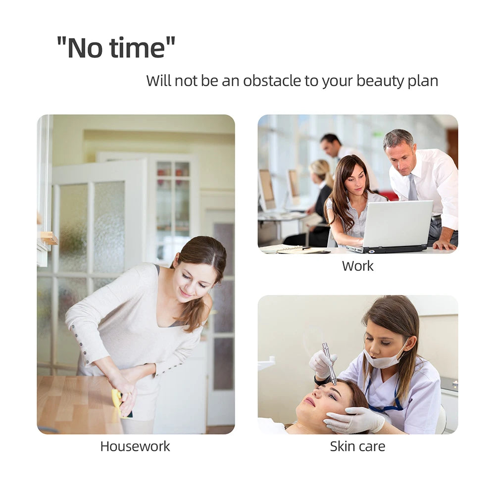 3 in 1 Diamond Microdermabrasion Dermabrasion Machine for Facial Blackhead Removal Acne Skin Care Water Spray Exfoliation Device