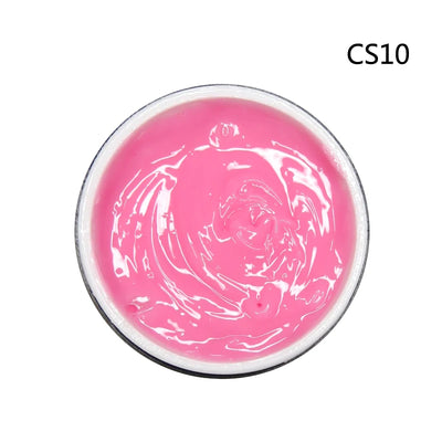 CHUNSHU Solid Jelly Extension Nail Gel Polish 15g Poly Builder Construction Gel For Nails Extend Semi Permanent UV White Varnish