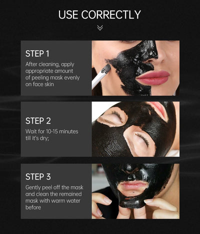 Black Head Remover Face Mask Bamboo Charcoal Black Dot T-zone Deep Cleaning for Women Men Blackhead Facial Skin Care Products