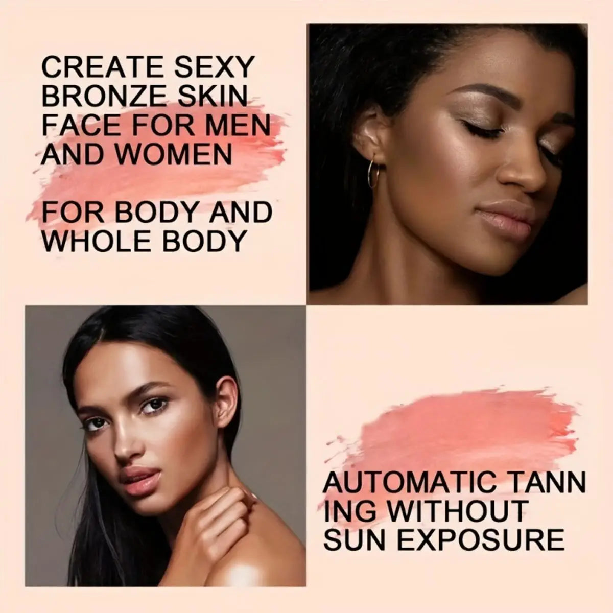 TRSTAY self-tanning drops suitable for the face and entire body automatic tanning without sunlight