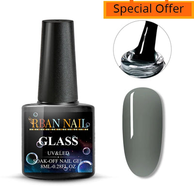 Mtssii 6ml Nail Gel Jelly Eggshell Gel Nail Polish Transparent Gel Soak Off Nail Art Gel UV LED Varnish