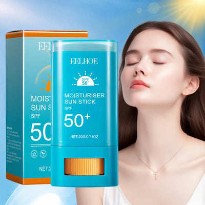 Moisturiser Sun Stick SPF50+ Moisturizing Brightening Non-Greasy Waterproof Sweatproof Isolation Face Body Sunblock Stick