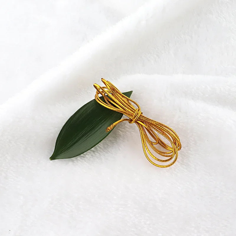 Dreadlock Braids Hair Accessories Silver Gold Braiding Hair Deco Styling Shimmer Stretchable African Braid Braided Elastic Cord