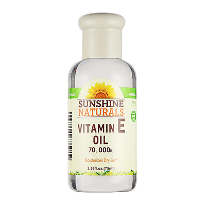 75ml Vitamin E Oil Face Serum Oil Shrink Pores Anti Wrinkle Aging Freckle Anti-wrinkle Lightens Dark Spots Repair Face Skin Care