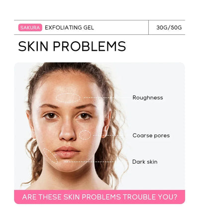 LAIKOU Sakura Exfoliating Peeling Gel Facial Scrub Moisturizing Nourishing Repair Scrubs Face Cream Beauty Skin Care