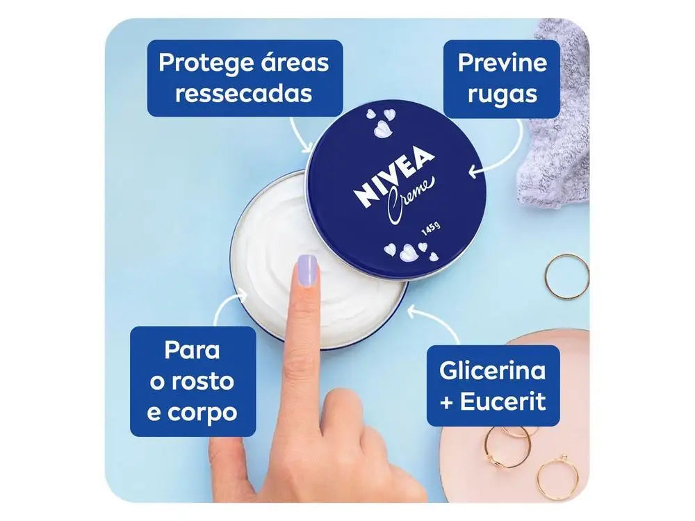 Nivea Can Moisturizing Cream 145g