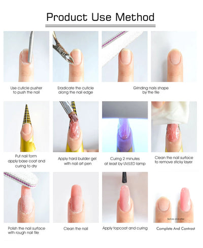 CHUNSHU Solid Jelly Extension Nail Gel Polish 15g Poly Builder Construction Gel For Nails Extend Semi Permanent UV White Varnish