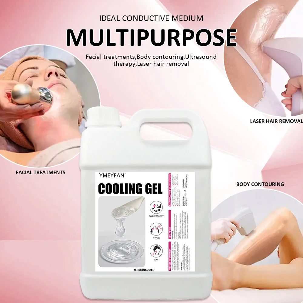 2.5L Gel Conductor Radiofrecuencia y Cavitacion Clear Contact Gel for Ultrasound Beauty Face and Body Skin Care