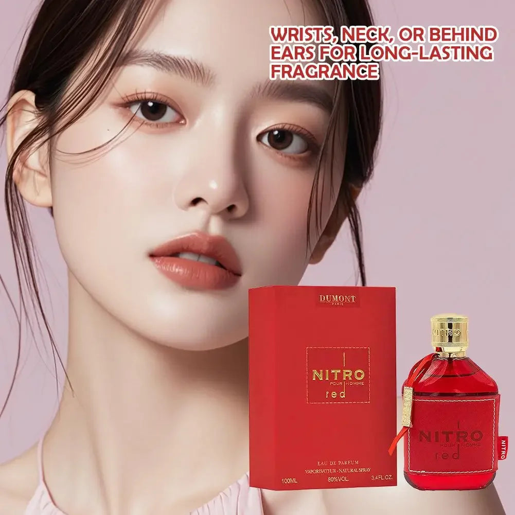 Nitro Red Dumont MEN Fragrance Middle Eastern Arabic Perfume Men's Perfume Women's Perfume Long-lasting 100ml