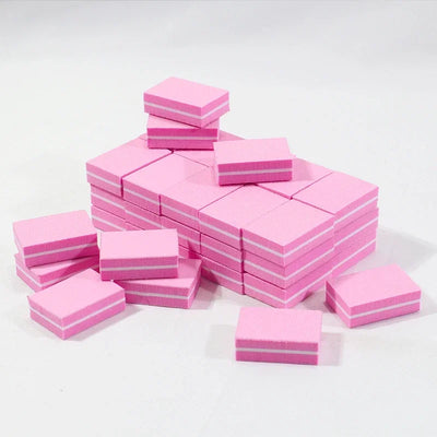 New 100-10Pc Mini Buffing Sanding Files Block Pedicure Care Nail Art Buffer Polish Manicure Pedicure Nail File Tools Nail Charm