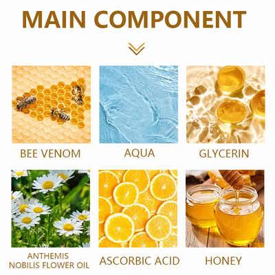 60g Bee Venom Chamomile Hand Mask, Natural Plant Ingredients, Physical Exfoliation, Heavy Hands and Feet, Delicate, Smooth, Moisturizing and Translucent, Suitable for Hands and Feet