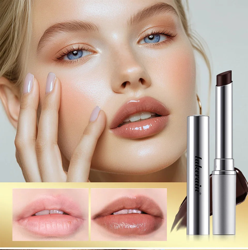 Black Brown Honey Lipsticks Nourishing Moisturizing Lasting Non-stick Cup Tinted Lip Balm Plumper Sexy Daily Lips Care Cosmetics