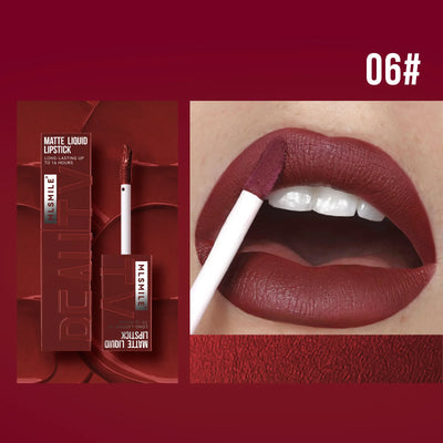 Matte Ink Liquid Lipstick Long Lasting Velvet Nude Lip Gloss Non-stick Cup Waterproof Lips Tint Waterproof Make Up