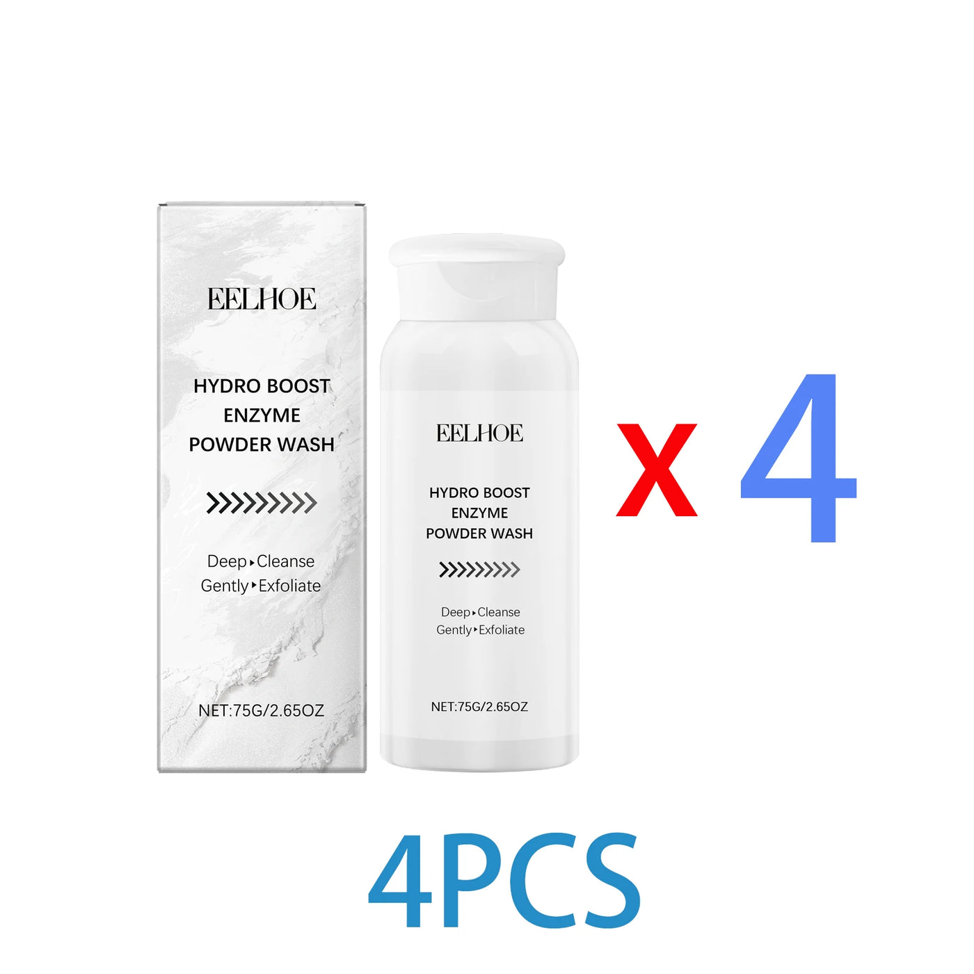 Enzyme Face Wash Powder 75g Gentle Exfoliating Cleanser for Sensitive Skin Removes Dirt Brightens Skin Travel Friendly Formula