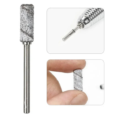3.1mm Mini Nail Sanding Bands Mandrel For Manicure Sandpaper Ring Holder Stainless Steel Nail Drill Accessories Nail Art Tools