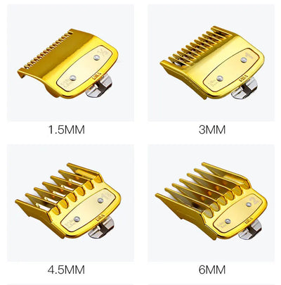 8pcs/set Professional Barber Hair Clipper Guide Combs For Wahl Trimmer Attachment Hair Cutting Limited Comb Salon Haircut Tools