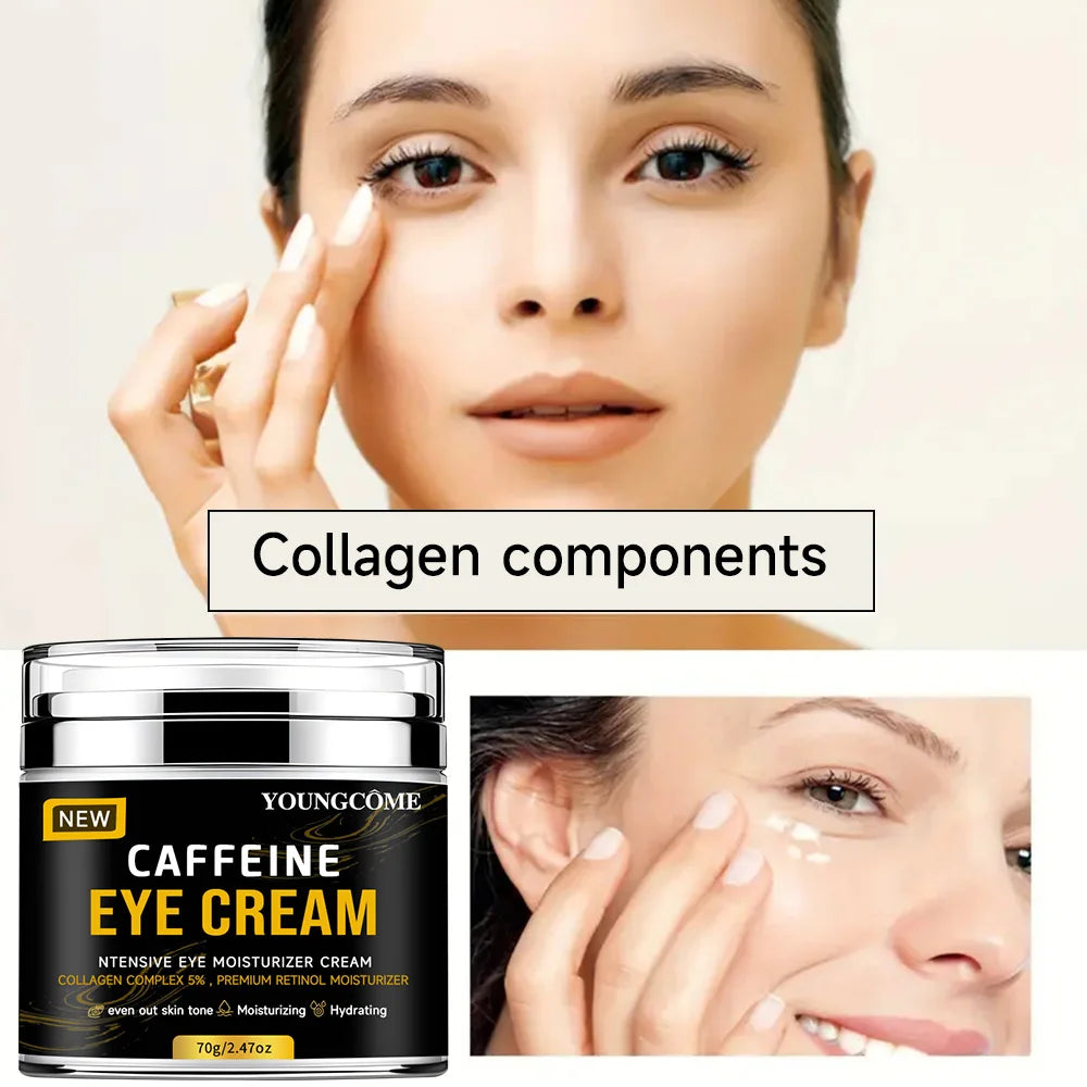 Caffeine Eye Stick Fade Dark Circles Eye Cream Firming Removal Puffiness Nourishing Moisturizing Lightening Eye Cream Stick 5pcs