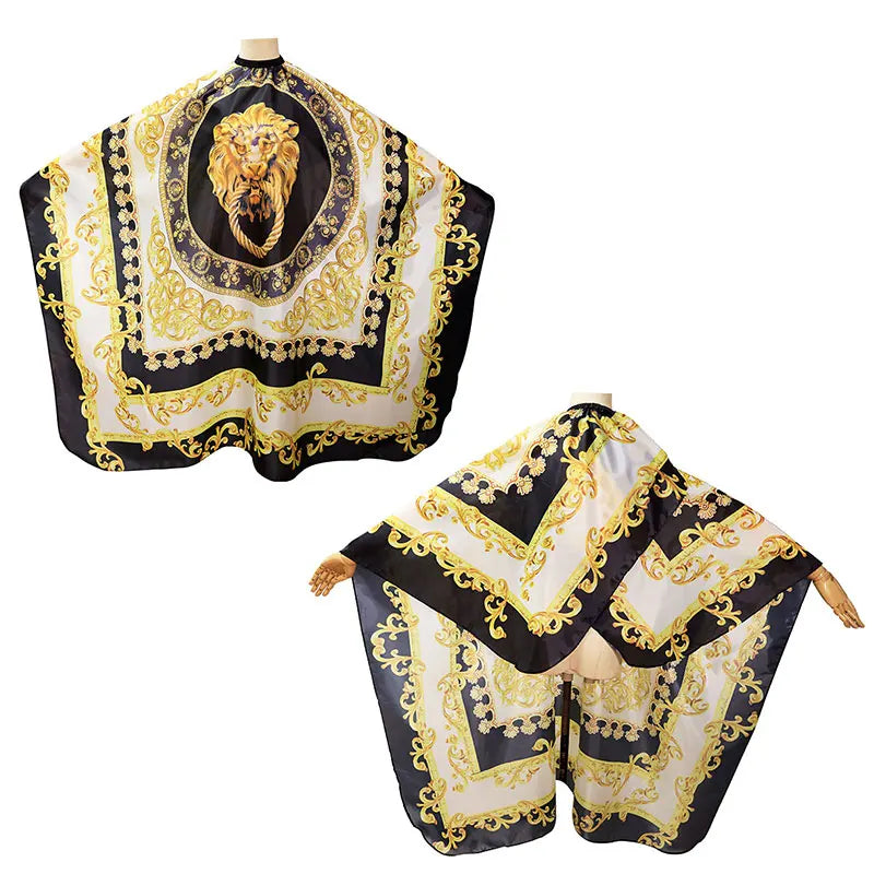 Professional Hairdressing Hairdresser Cloth Lion Pattern Gown Barber Waterproof Hairdresser Apron Haircut capes Accessories