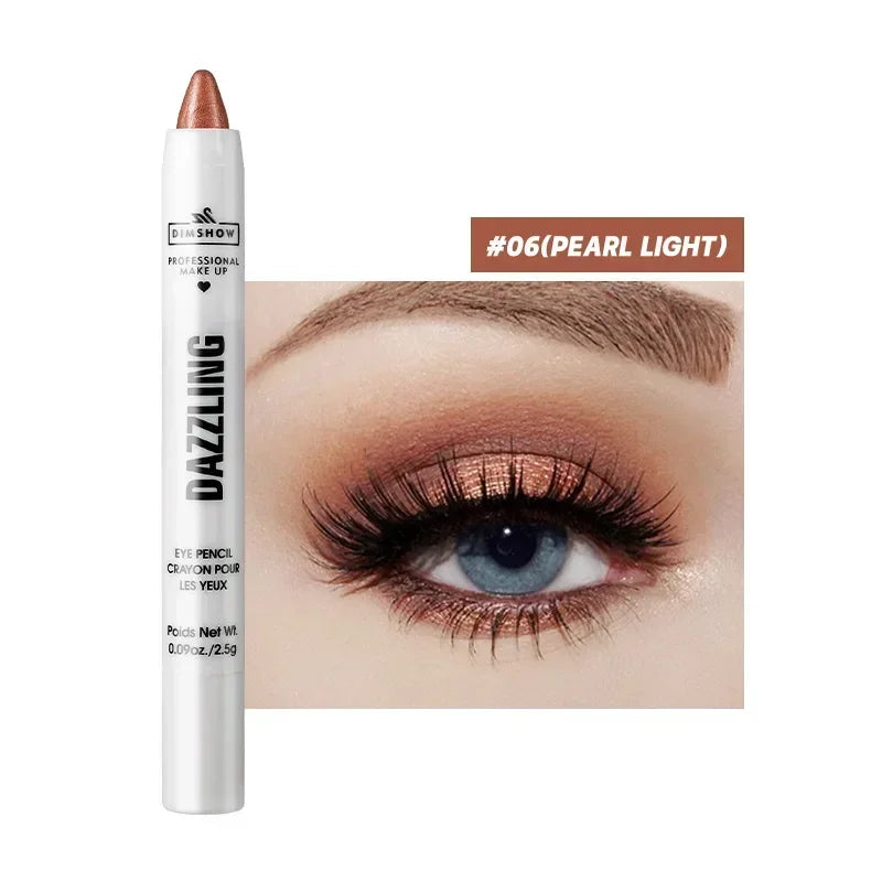 Highlighter Eyeshadow Pencil Waterproof Glitter Matte Nude Eye Shadow Lying Silkworm Makeup Pigment Cosmetics White Eyeliner Pen