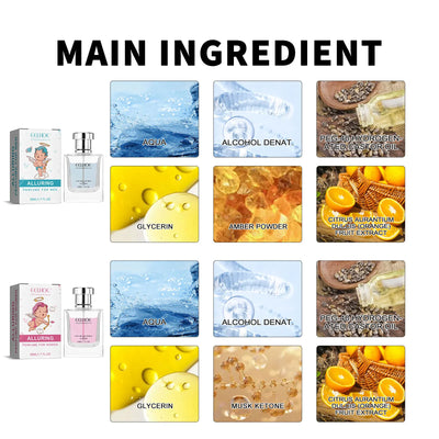 EELHOE 50ml Cupid Men's Pheromone Hypnosis Long Lasting Perfume Rich Fragrance Of Man To Attract Women Pure Smell Body Spray