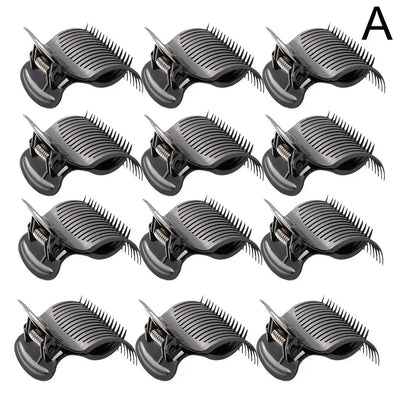 12pcs/set Hair Clip for Heatless Rollers Clip Hair Hot Curler Claw Clip Salon Insulation Clip Professional Hair Styling Tool