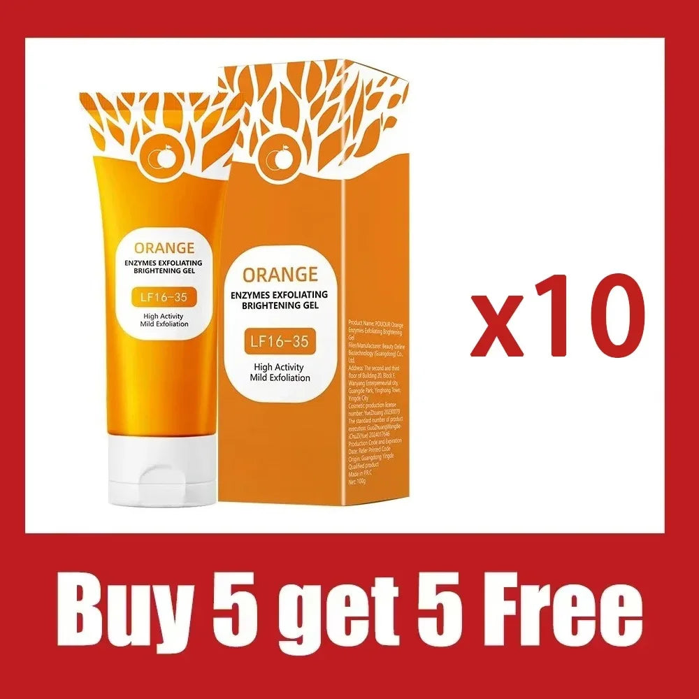 Facial exfoliating gel, moisturizing, brightening, nourishing, face cream, skin beauty care gel