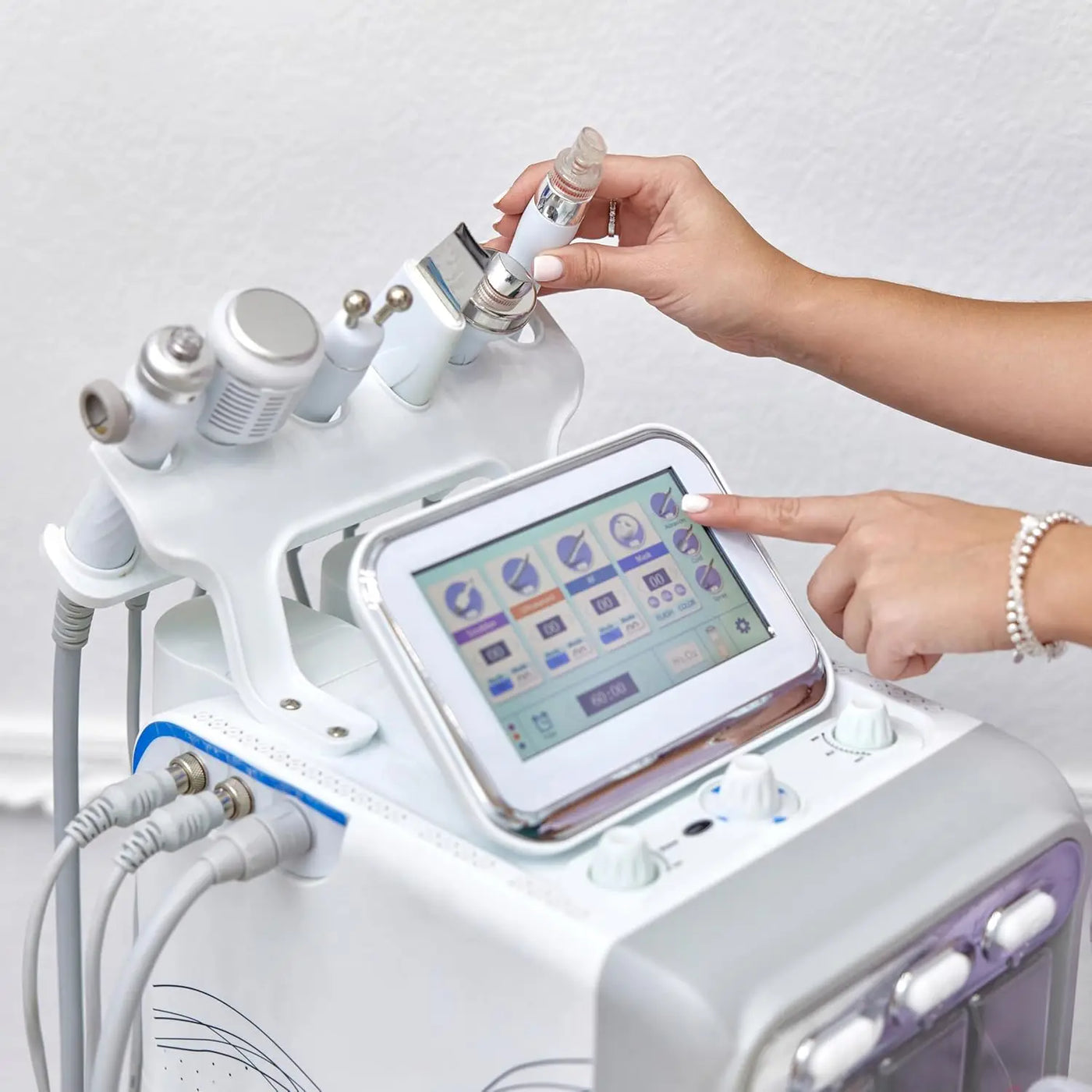 H2O2 Replacement Parts for Device Beauty Machine Spare Parts A B C Bottle Waste Deep Cleansing NOT INLUDING MACHINE