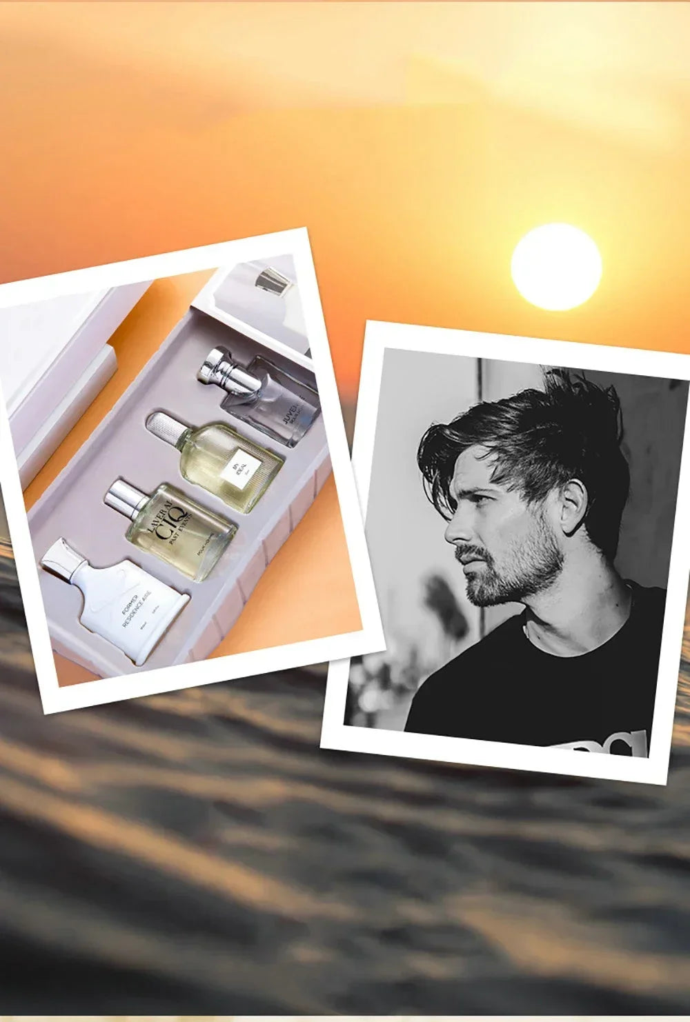 Men Perfume Gift Box 100ml Four Piece Set Lasting Fragrance Body Spray Plant Floral Scent Pheromone Cologne Romantic Perfumes