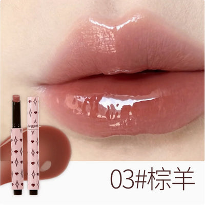 HAGGARD EmoMonster Collection Solid Lip Gloss Mirror Moisturizing and brightening Water Moisturizes lips Makeup
