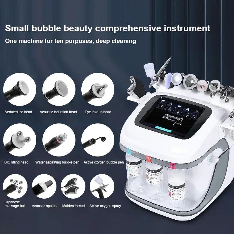New Arrival! 10IN1 Water Oxygen Jet Peel Hydro Beauty Skin Cleansing Hydro facial Machine Facial Machine Water Aqua Peeling