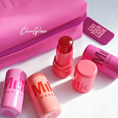 Milk Jelly Blush Milk Makeup Jelly Tint Blush Milk Cooling Water Jelly Tint Water Jelly Tint Stick Sheer Lip Cheek Stain 2025