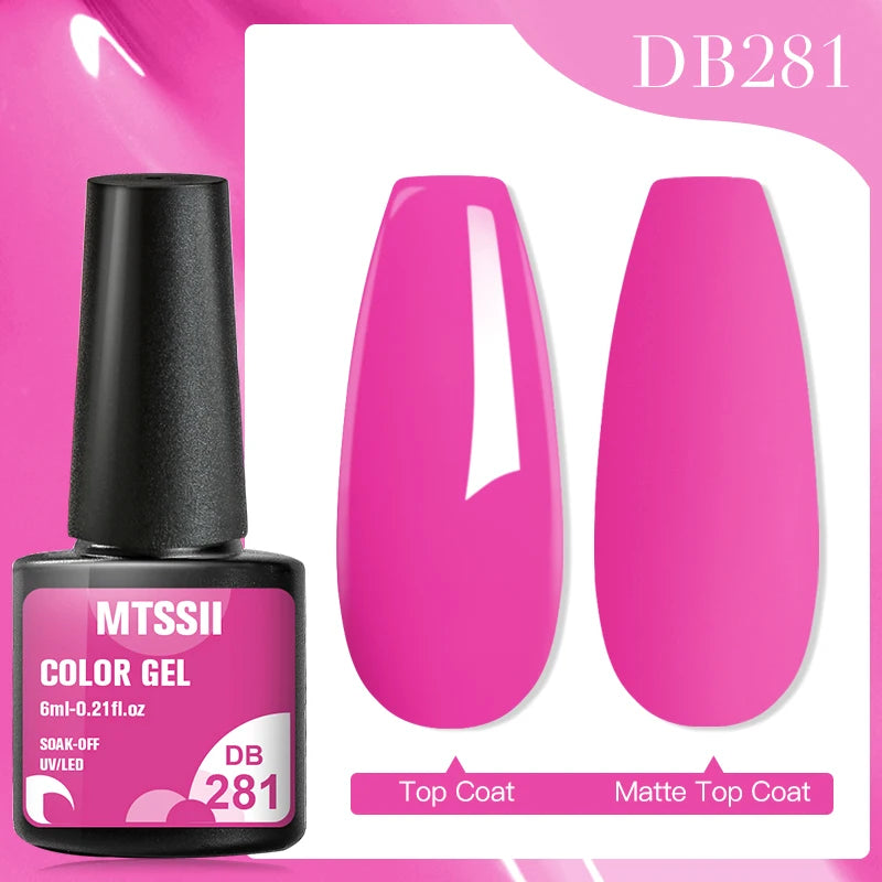 Mtssii 6ml Nail Gel Jelly Eggshell Gel Nail Polish Transparent Gel Soak Off Nail Art Gel UV LED Varnish