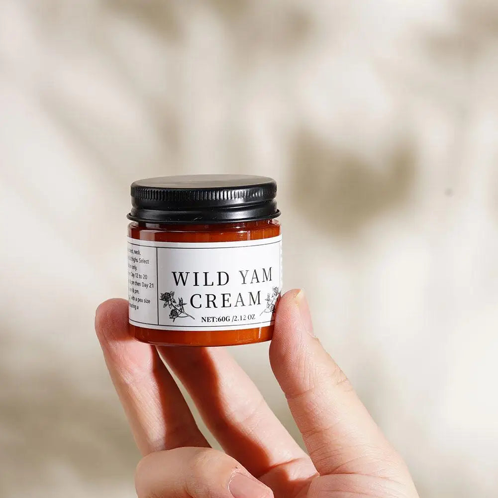 Wild Yam Cream Organic Moisturizes Whitening Cream Face Skincare Products Natural White Bright Cream Night Smooth