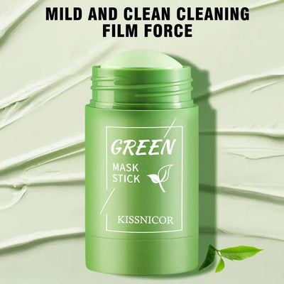 1/10Pcs Green Tea Face Cleansing Mask Stick Shrink pores Blackhead Remover facial Cleansing Moisturizing Mask SkinCare Face Care