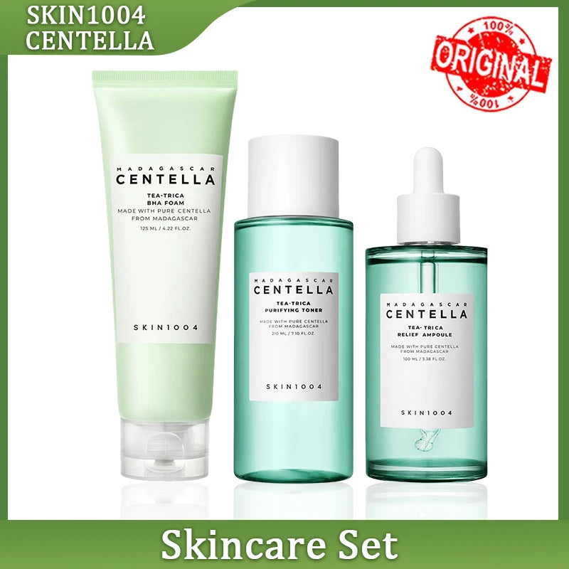 New Skin1004 Centella Asiatica Toner Cleanser Facial Serum Cleansing Oil & Moisturizer Skincare Set Original Products