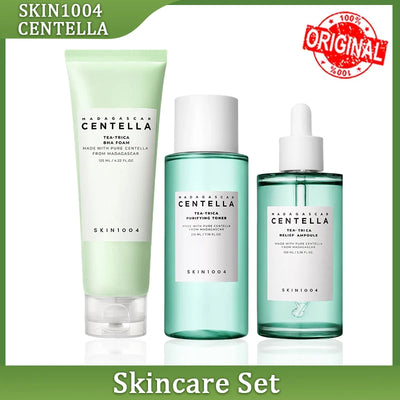 New Skin1004 Centella Asiatica Toner Cleanser Facial Serum Cleansing Oil & Moisturizer Skincare Set Original Products