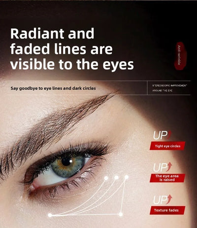 Anti-wrinkle and rejuvenating eye cream, moisturizing, nourishing, improving dullness, firming and removing eye bags