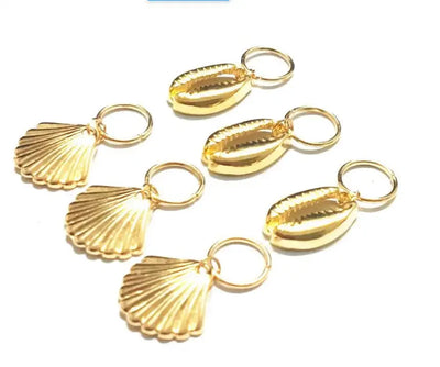 5pcs/bag Hair Braid Bead Butterfly Dreadlock Beads Ring Braiding Hair Sparkly Hair Styling Tool Bohemian Braid Hairs Accessories