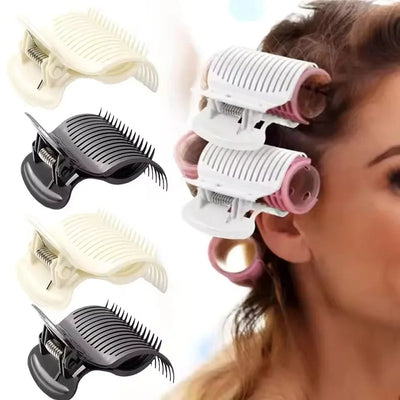 12pcs/set Hair Clip for Heatless Rollers Clip Hair Hot Curler Claw Clip Salon Insulation Clip Professional Hair Styling Tool
