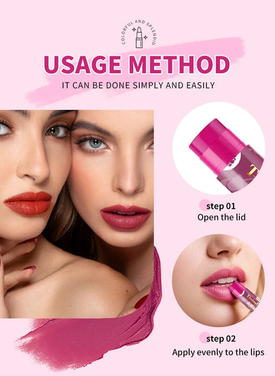 6 pieces/box, 6 flavors, nourishing and moisturizing dry lips, lipstick, lipstick gift set, the best choice for women's gifts